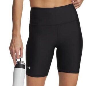 Under Armour Womens 8" HeatGear Armour Bike Shorts Large